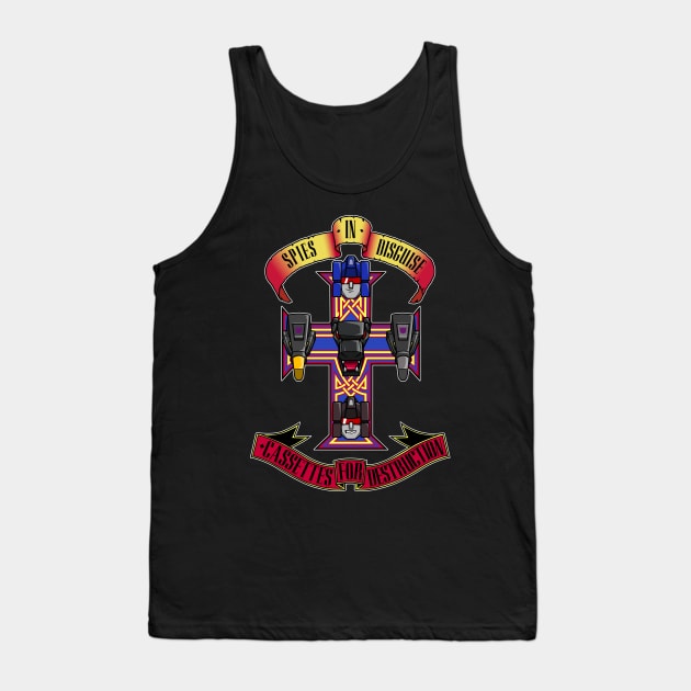 Cassettes For Destruction T-Shirt Tank Top by boltfromtheblue